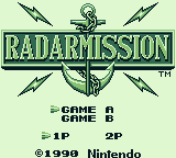 Radar Mission screenshot 3 for GameBoy